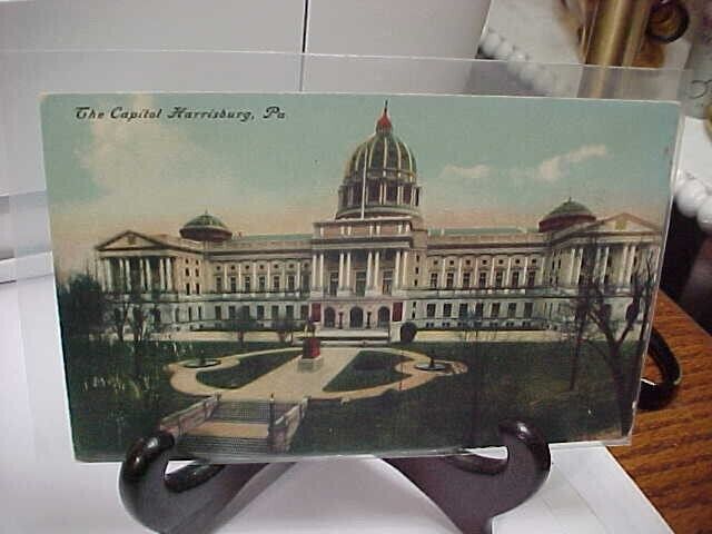 THE CAPITOL, HARRISBURG, PA Pennsylvania Antique Postcard