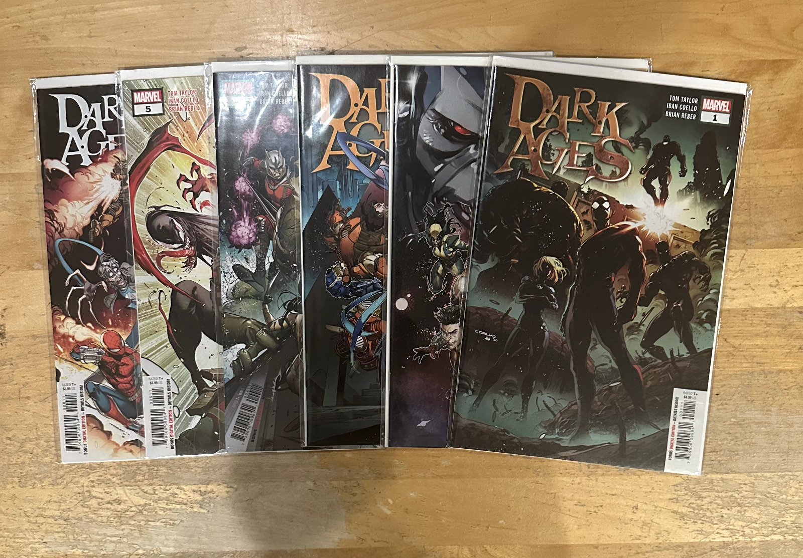 Marvel Comics: Dark Ages Vol. 1 (2021) #1-6 Complete Set