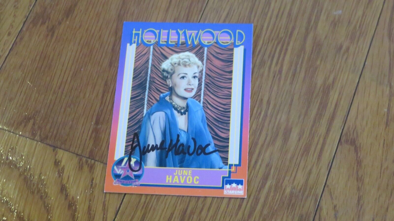 June Havoc Autographed Hand Signed Card The Iron Curtain