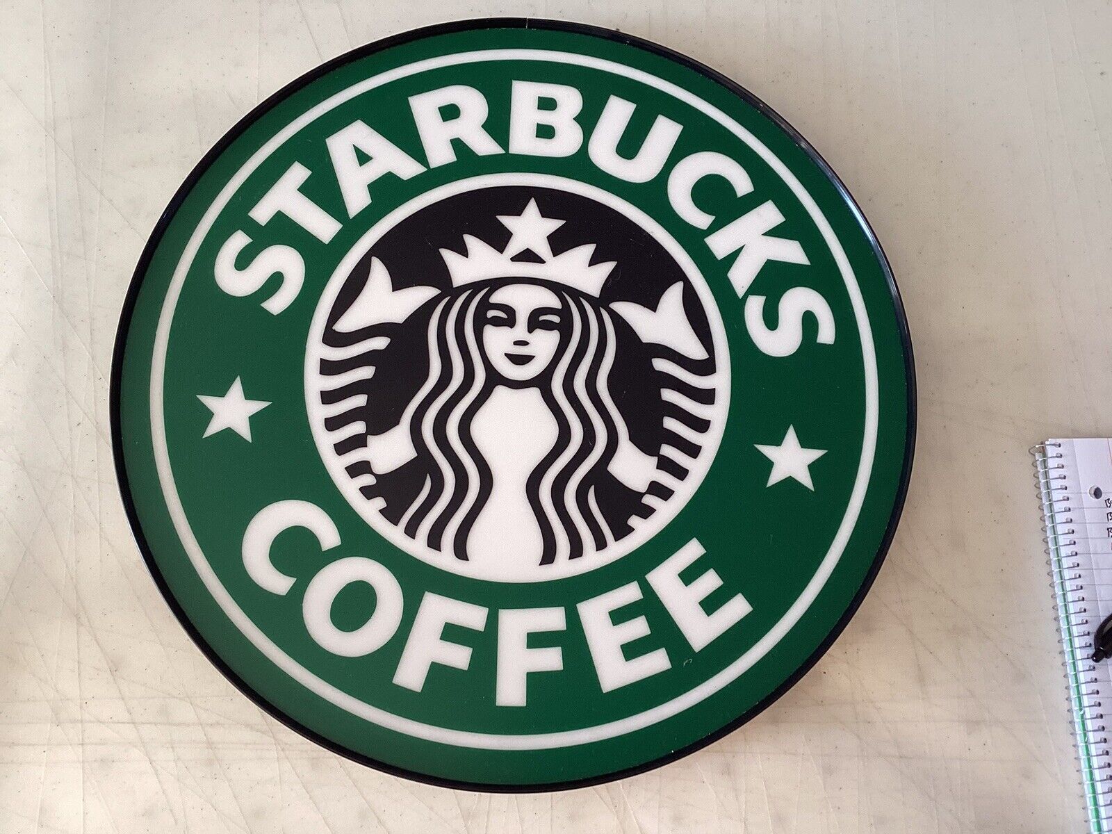 RARE ORIGINAL Starbucks Coffee Store Sign 18”