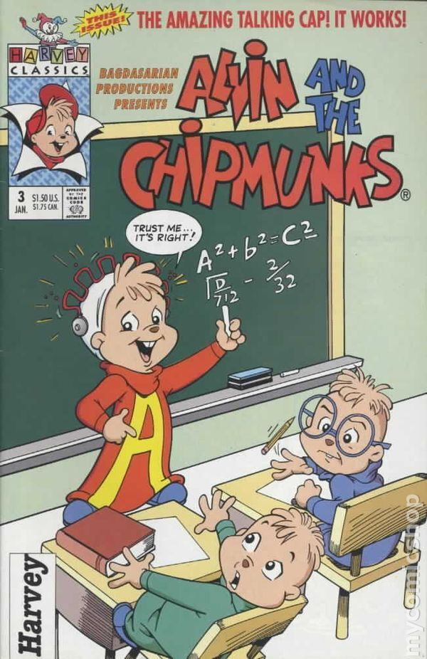 Alvin and the Chipmunks #3 FN 6.0 1993 Stock Image
