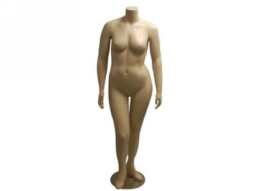 Female Fiberglass Plus Size Headless Mannequin Dress Form Display #MD-PLUSF1
