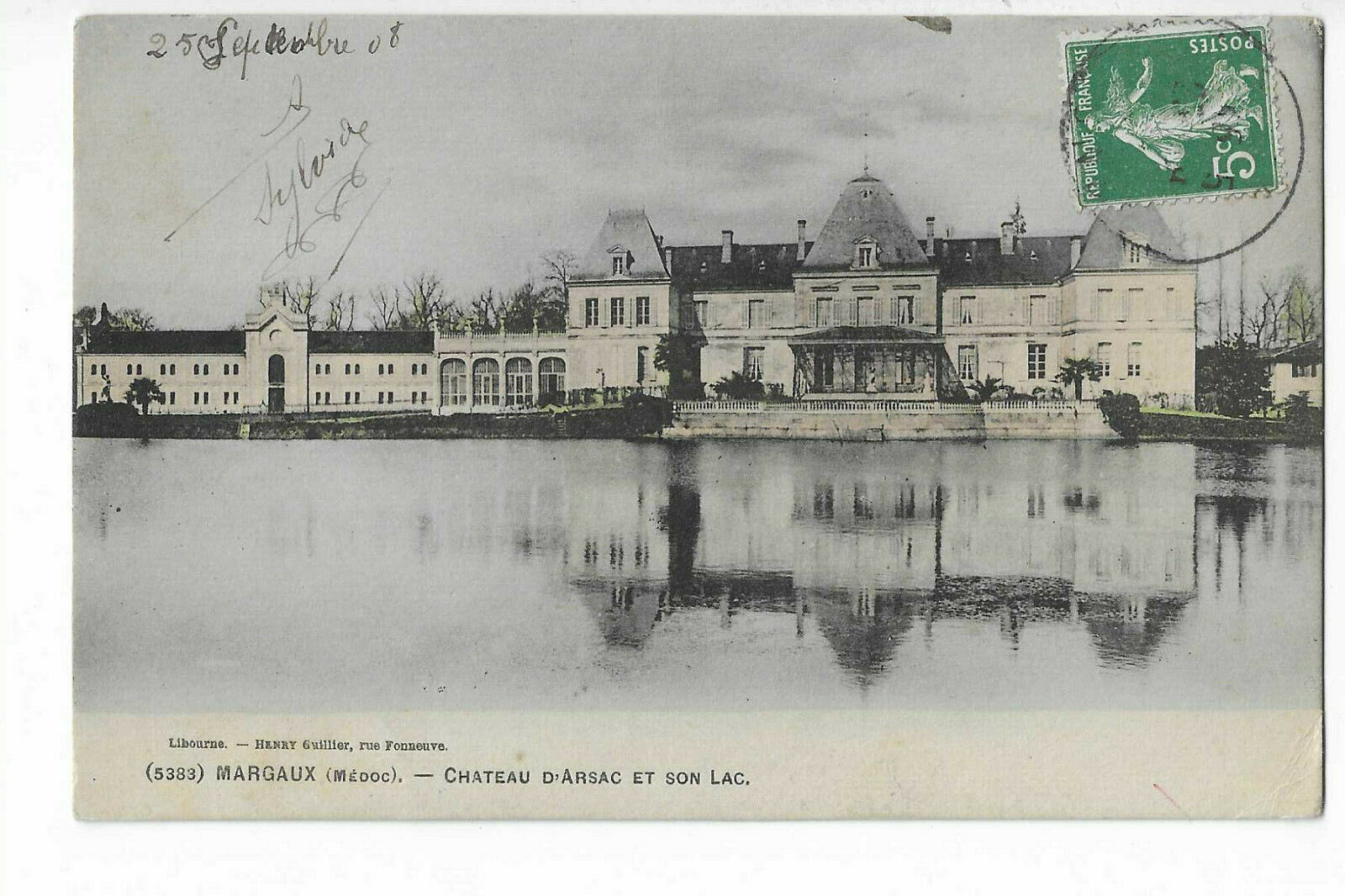 33 MARGAUX CHATEAU D ARSAC AND ITS LAKE