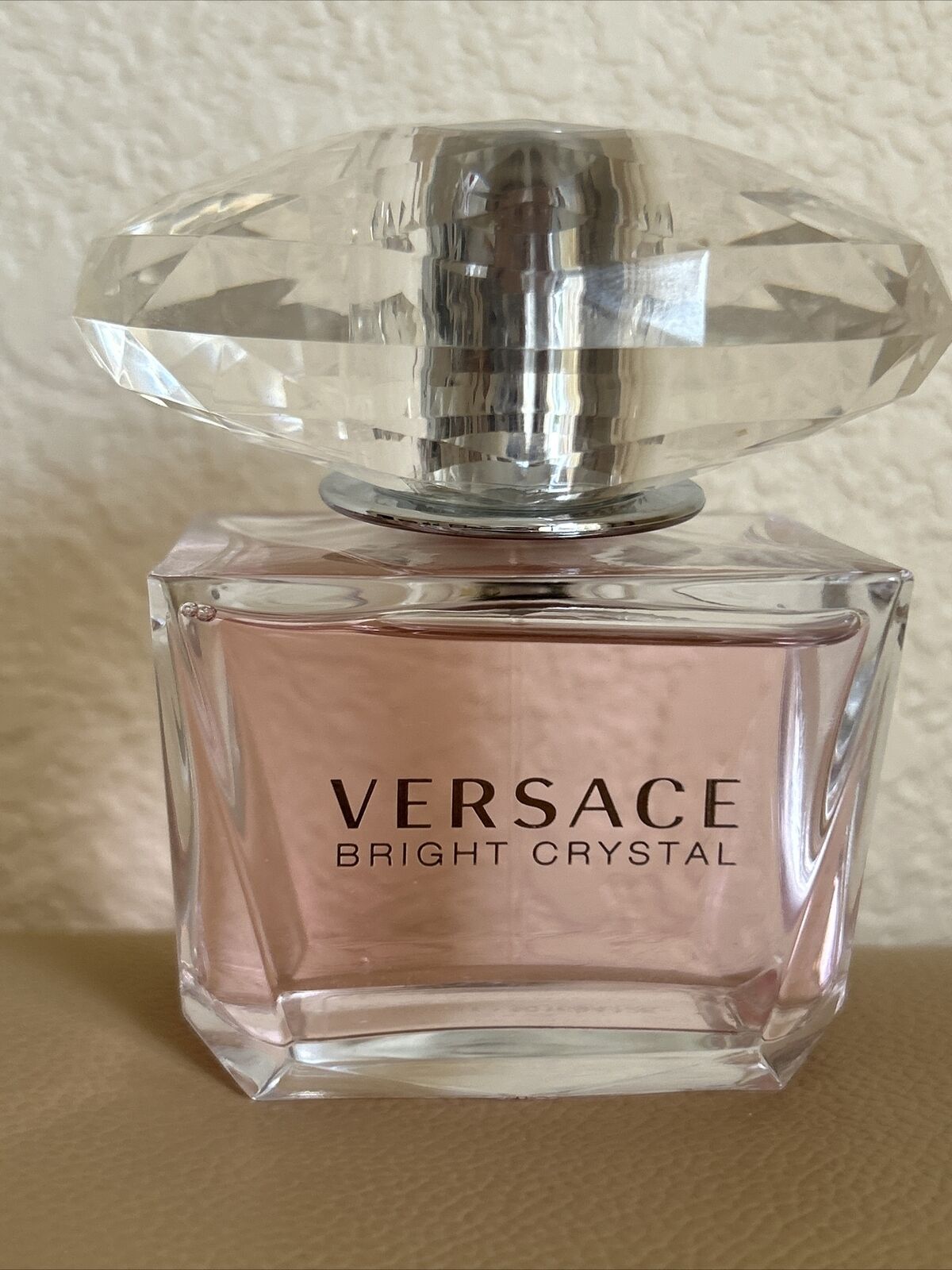 Versace Bright Crystal Eau De Toilette Perfume Spray 3.0 fl oz/ 90 mL 90% Full
