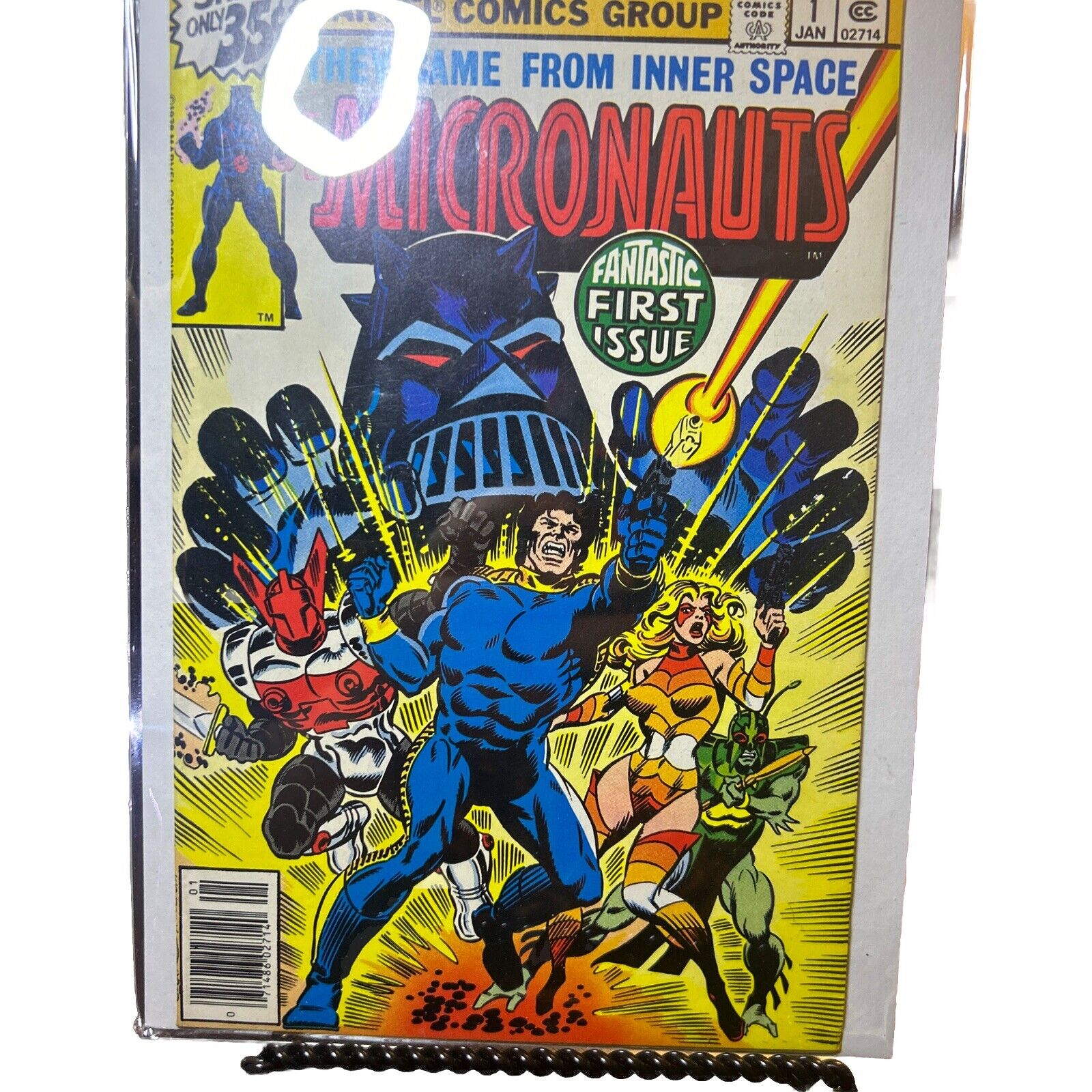 Micronauts #1 1st Baron Karza and Bug Marvel 1979
