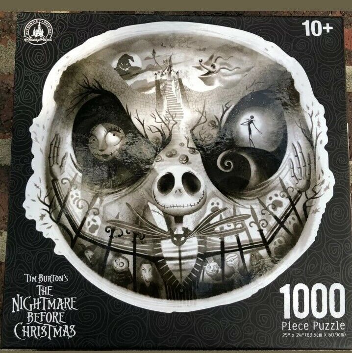 New Disney Parks 1000 Piece Jigsaw Puzzle Nightmare Before Christmas Jack Sealed
