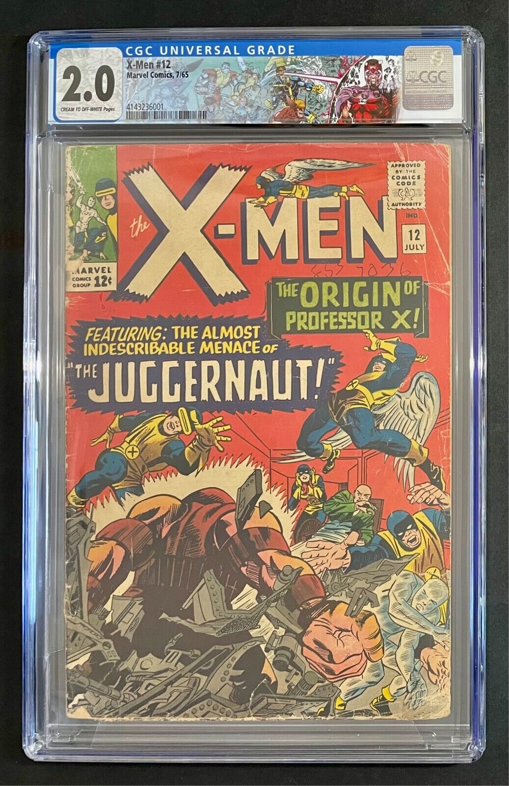 X-Men #12 CGC 2.0 1st App The Juggernaut Marvel 1965 Comics