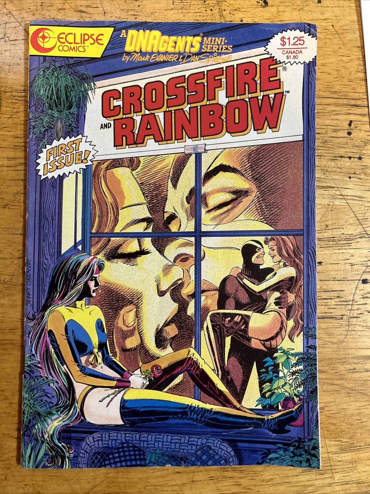Crossfire and Rainbow Comic Book First Issue 1986 Jerry Ordway Eclipse