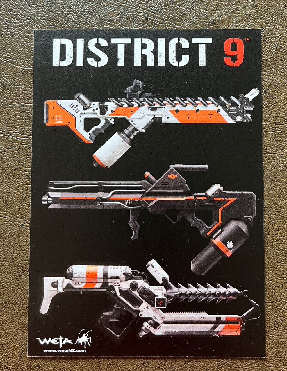 District 9 Weta Workshop Weapons Post Card