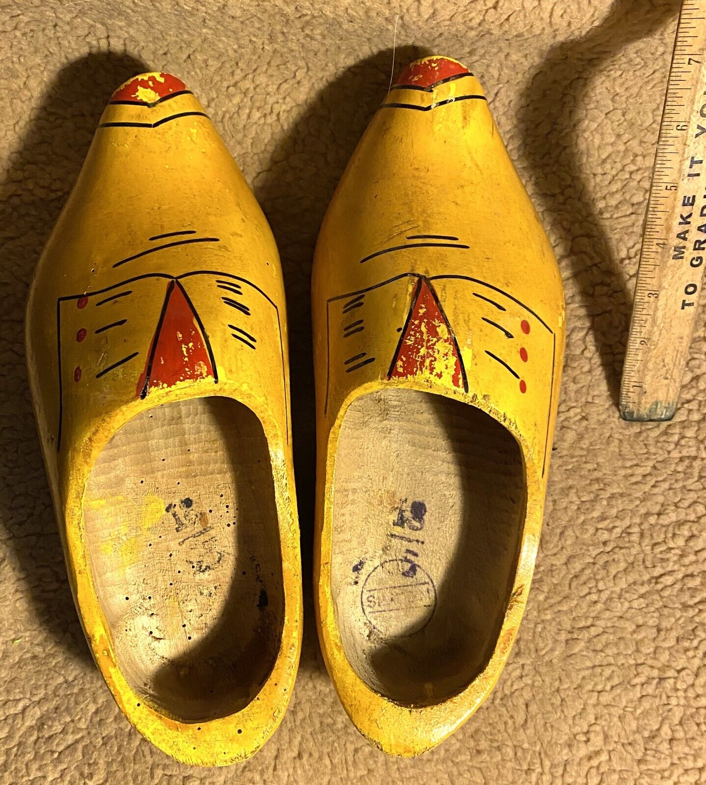 Vintage Wooden Shoes from Holland (CL95)