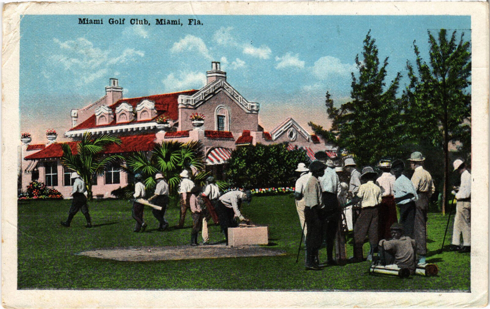 PC GOLF, USA, FL, MIAMI GOLF CLUB, Vintage Postcard (b45417)