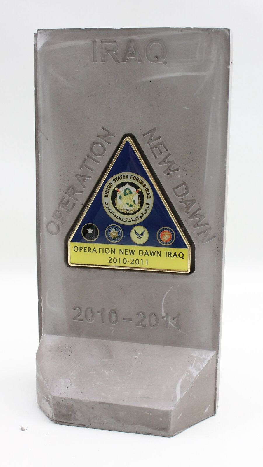 Iraq Operation New Dawn T Wall U.S. Forces Iraq Challenge Coin 2010-2011