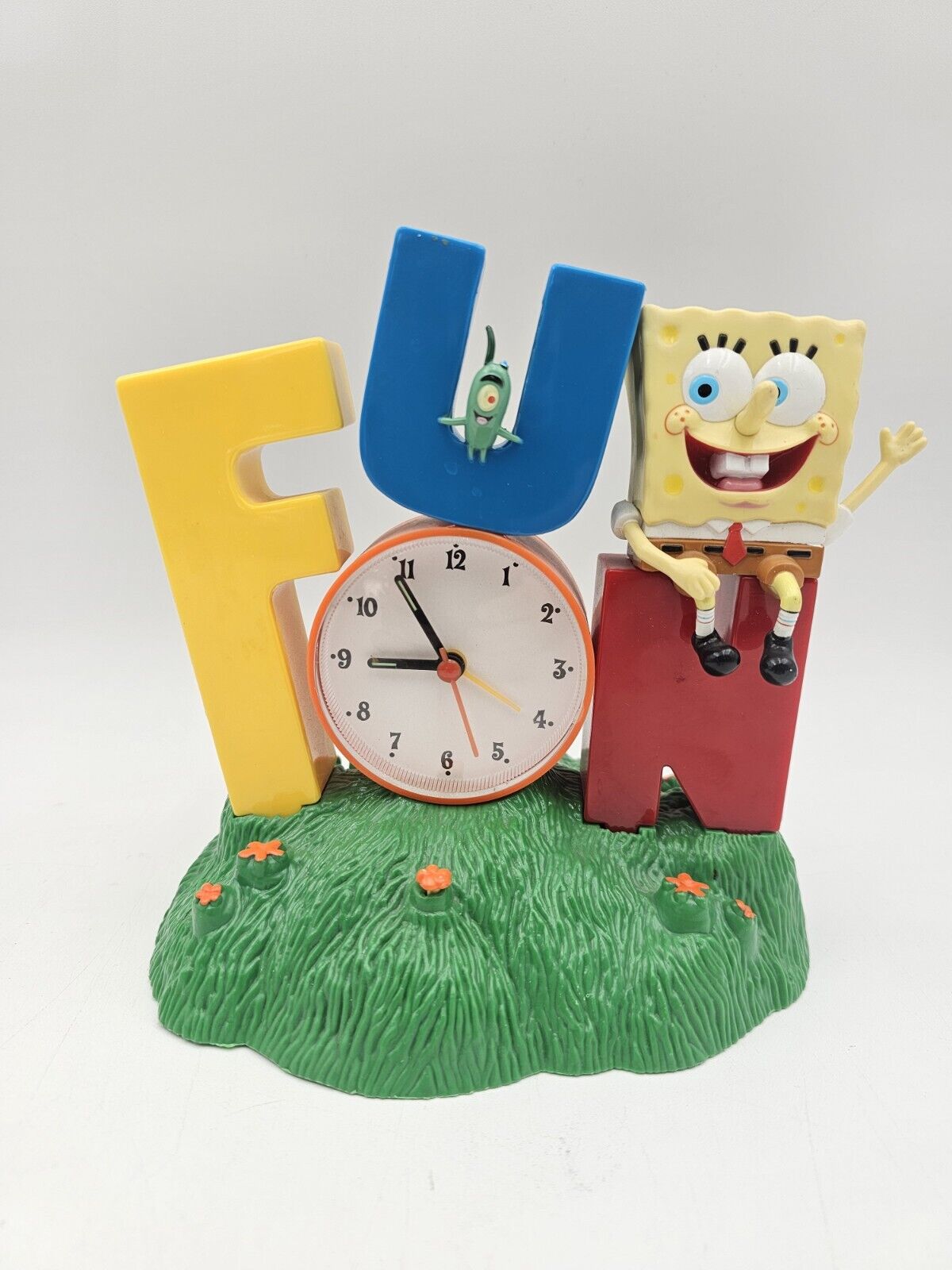 Spongebob Squarepants FUN Singing Alarm Clock 2002 Tested and Working