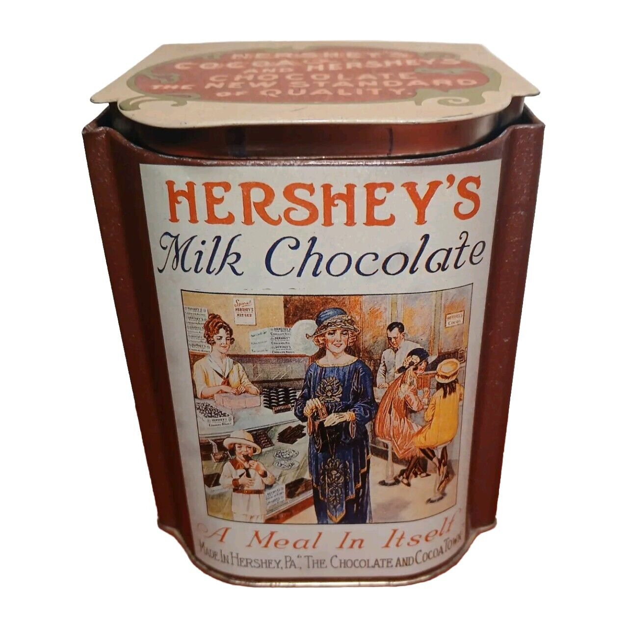 Hersheys Cocoa and Milk Chocolate \'93 Tin \