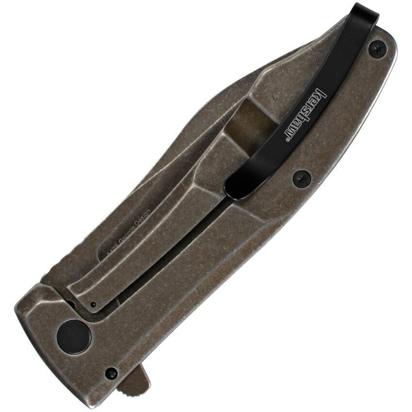 Kershaw Knife Boilermaker 3475 George Design A/O Frame Lock Pocket Clip