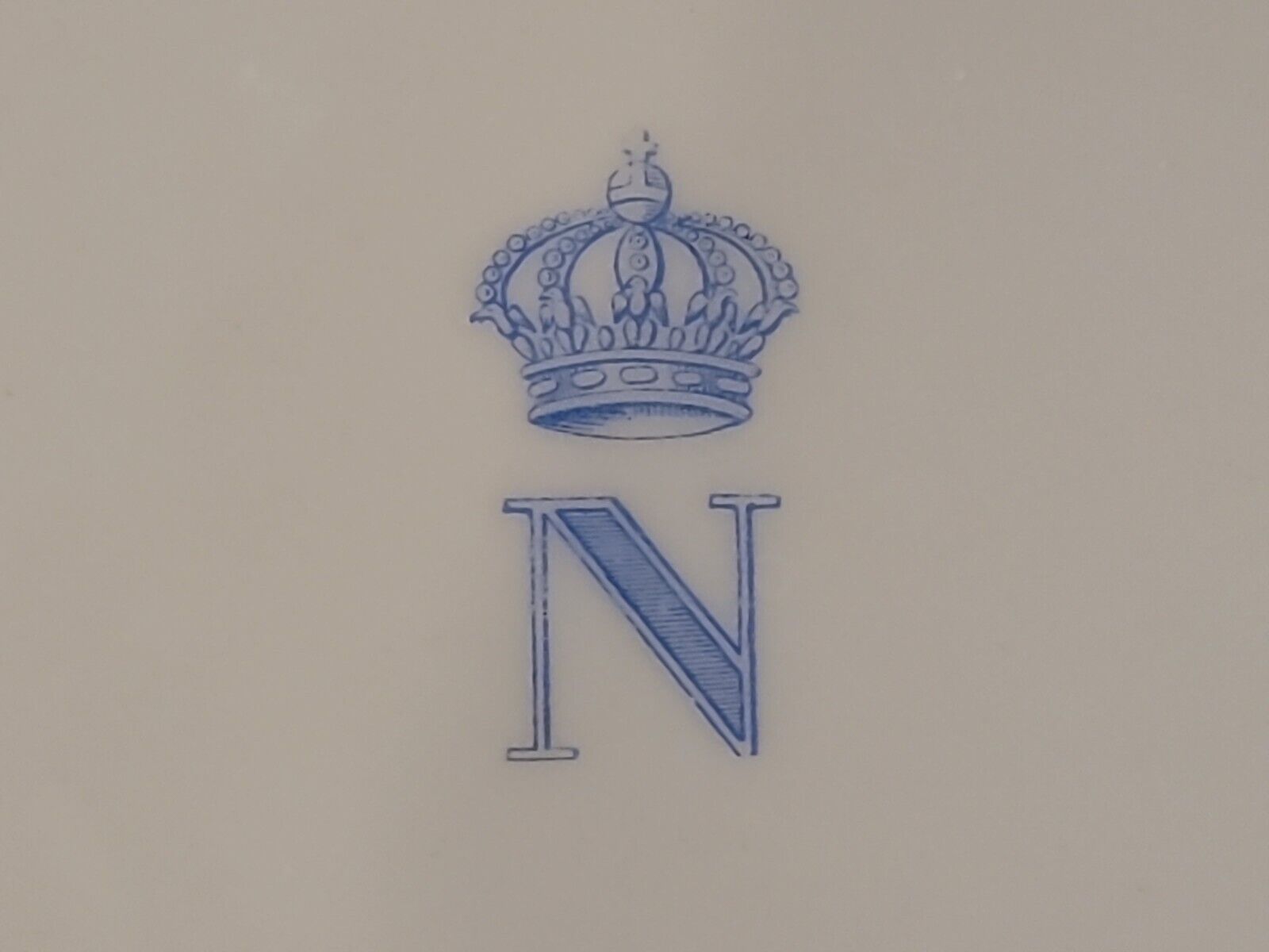 President King Emperor Napoleon III Royal Service Porcelain Plate France Royalty