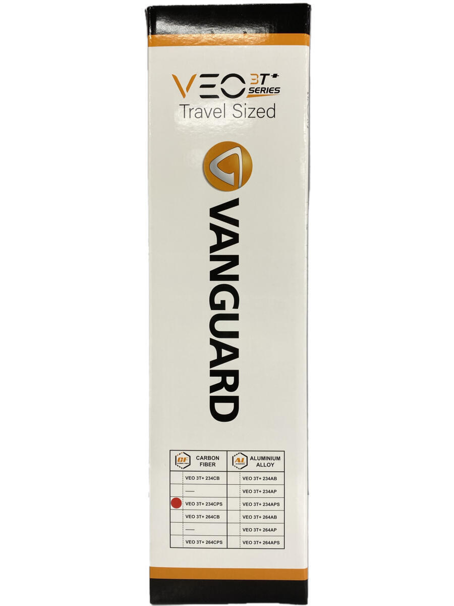 Vanguard 3Way Tripod With Head/Carbon 4 Stages/Veo3T 234Cps Camera
