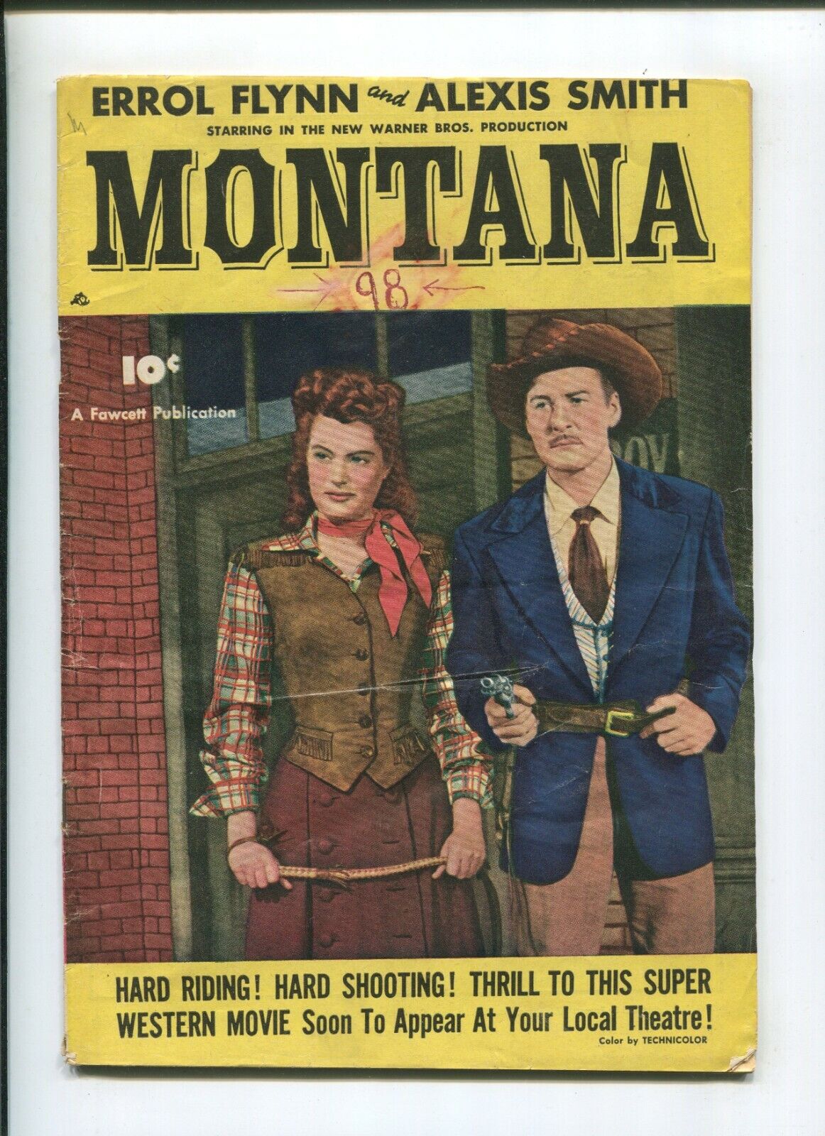 MONTANA (4.0/4.5) FAWCETT PHOTO COVER 1950