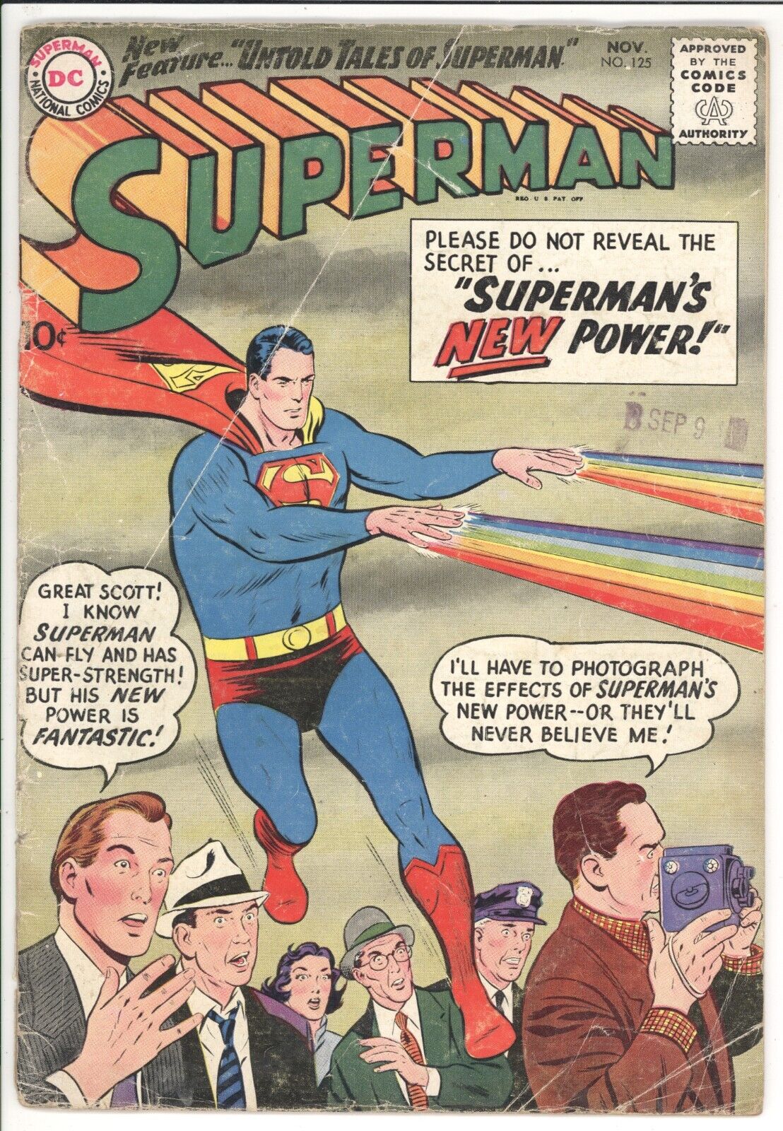 SUPERMAN  125  GD/2.0  -  Great entry level copy from 1958