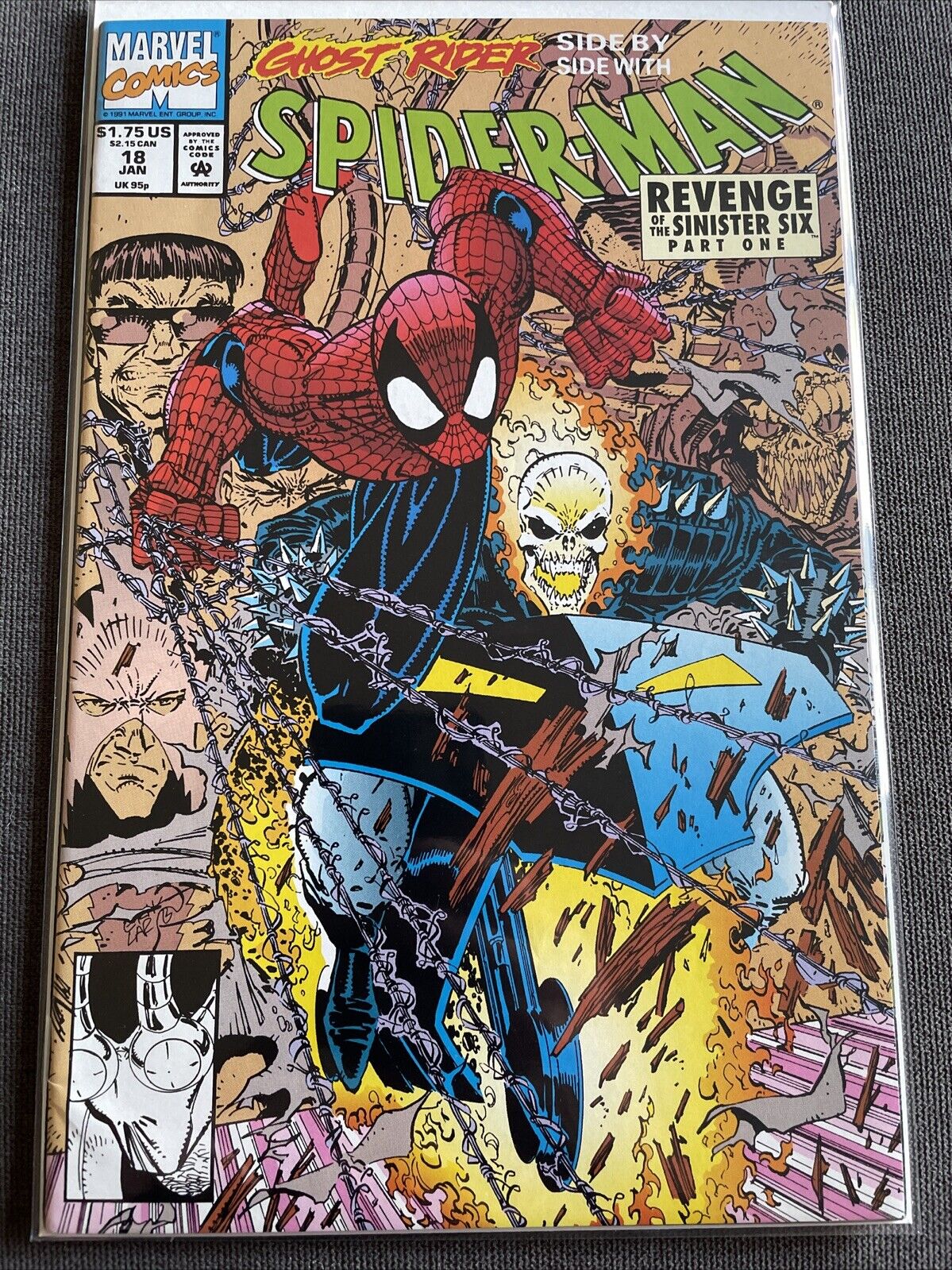 Marvel - SPIDER-MAN #18 (Great Condition) bagged and boarded