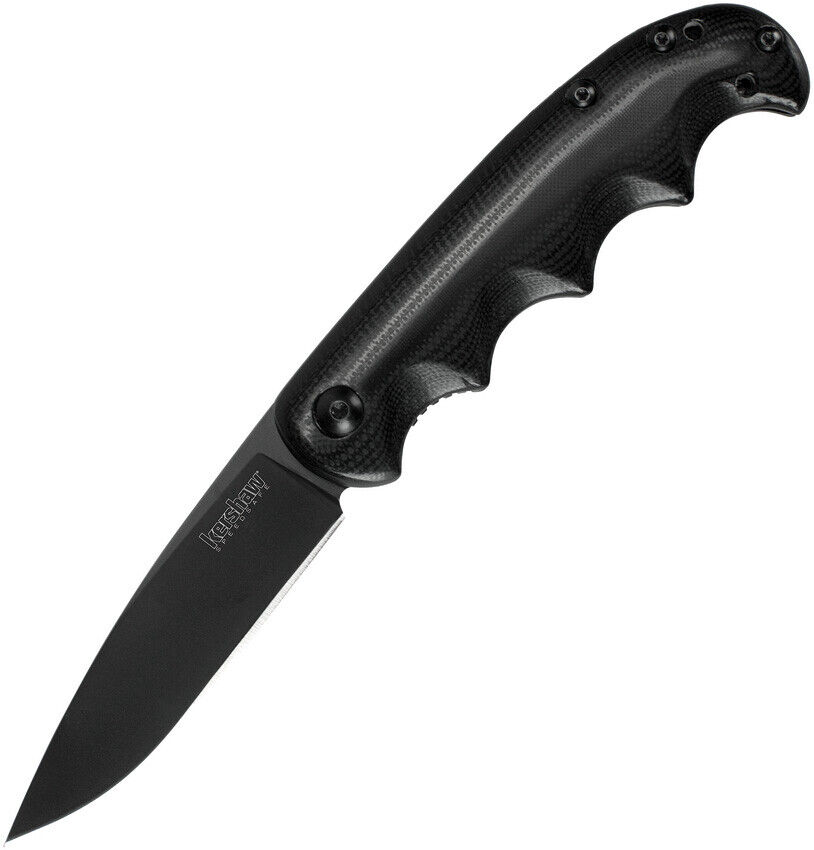 Kershaw AM-5 A/O Framelock Black G10 Handle 8Cr13MoV Spear Pt Folding Knife 2340
