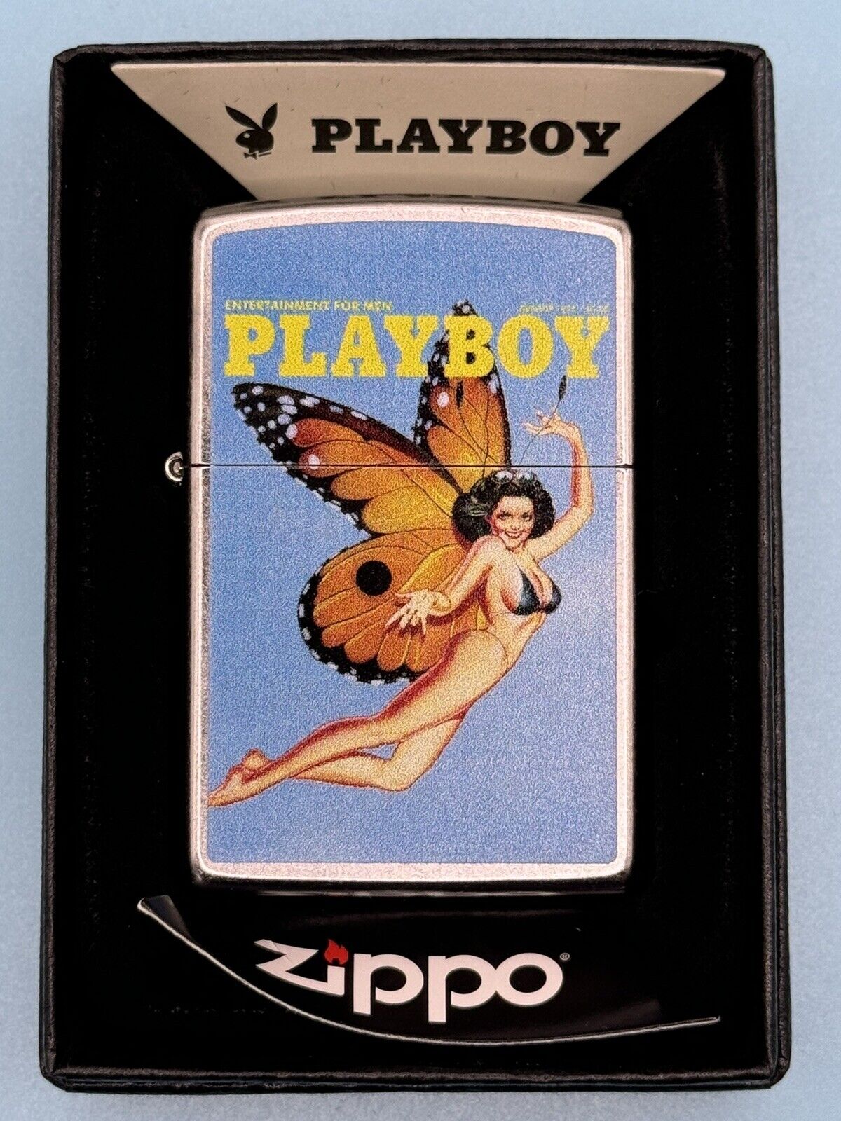 Vintage August 1976 Playboy Magazine Cover Zippo Lighter NEW Rare Pinup