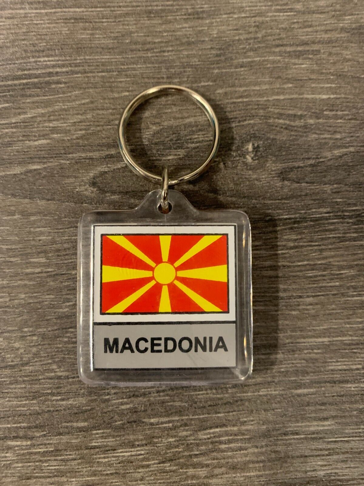 NORTH MACEDONIA FLAG COUNTRY KEY-CHAIN,LANYARD,STICKER,COFFEE,T-SHIRT