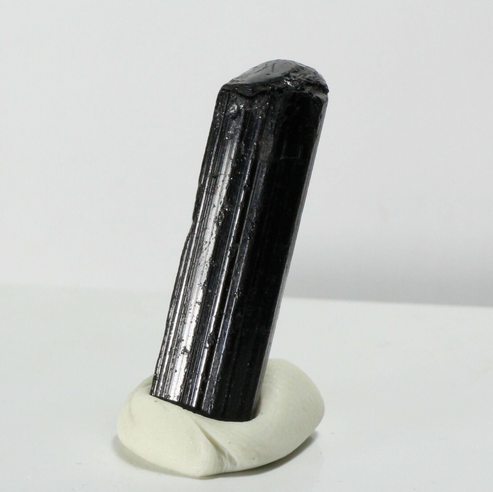 23.50ct Black Tourmaline Crystal Gem Mineral Skardu Valley Pakistan Schorl A13