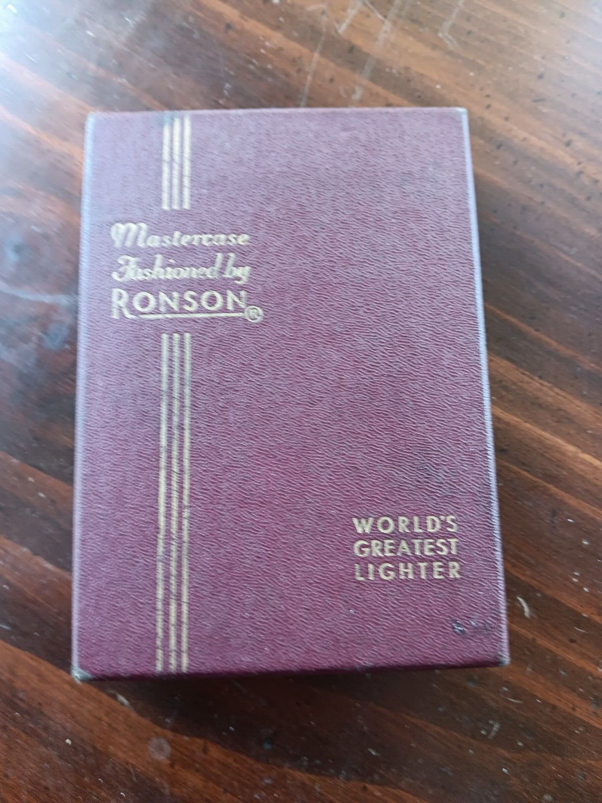 Mastercase Ronson King Fashioned Combination Cigarette Case And Lighter