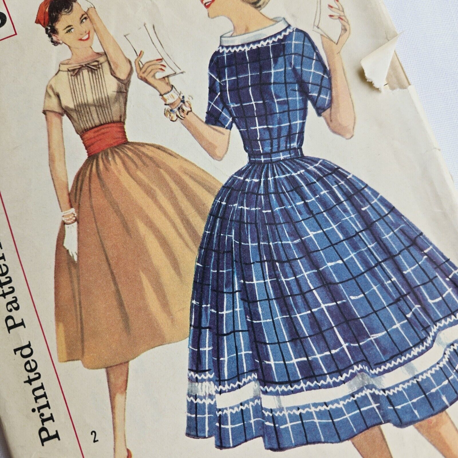 Simplicity 1888 Vintage Juniors Skirt & Top Pattern Bust 31.5