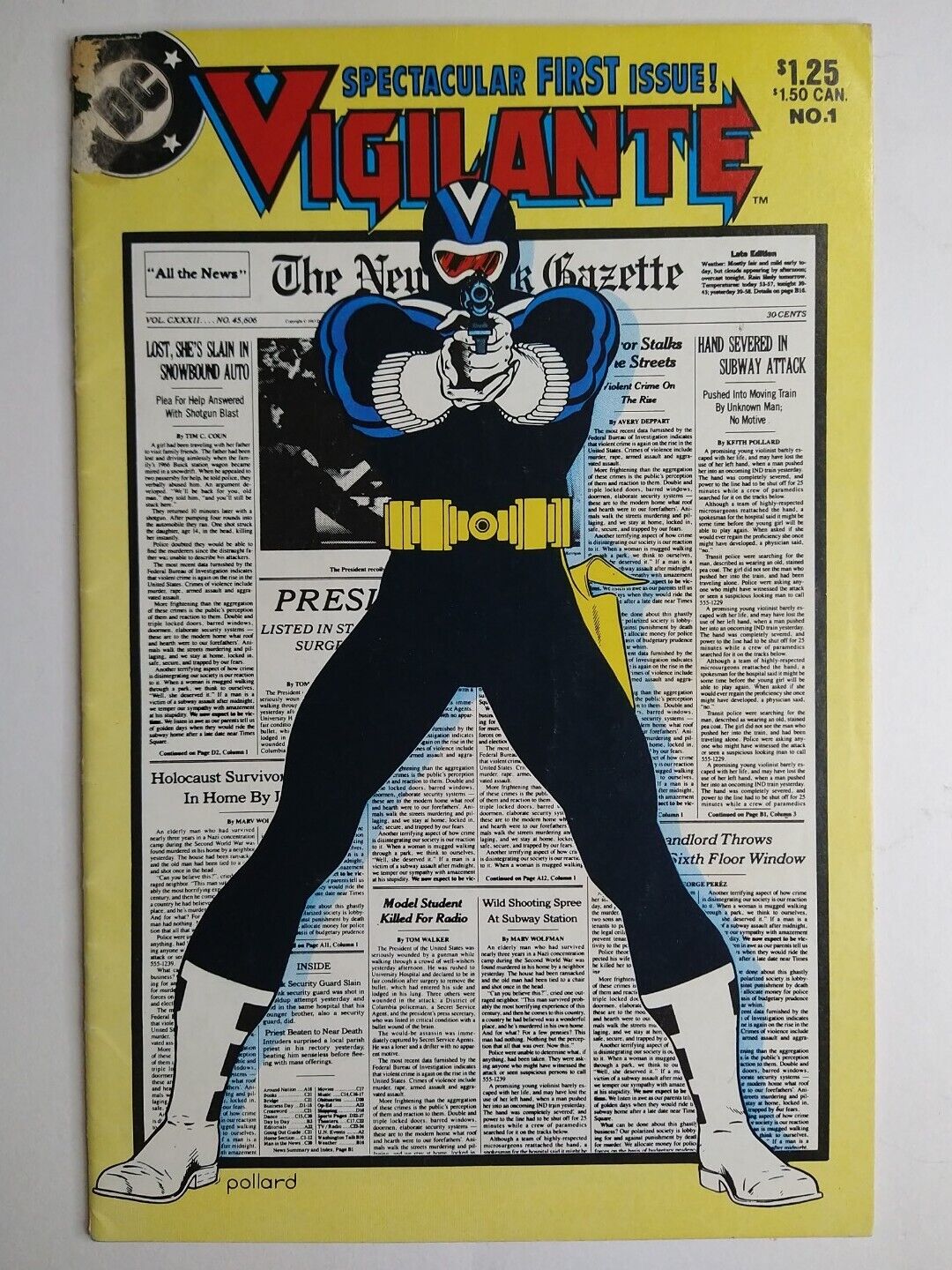 DC Comics Vigilante #1 1st Solo Title; Marv Wolfman Story, Keith Pollard Cover 