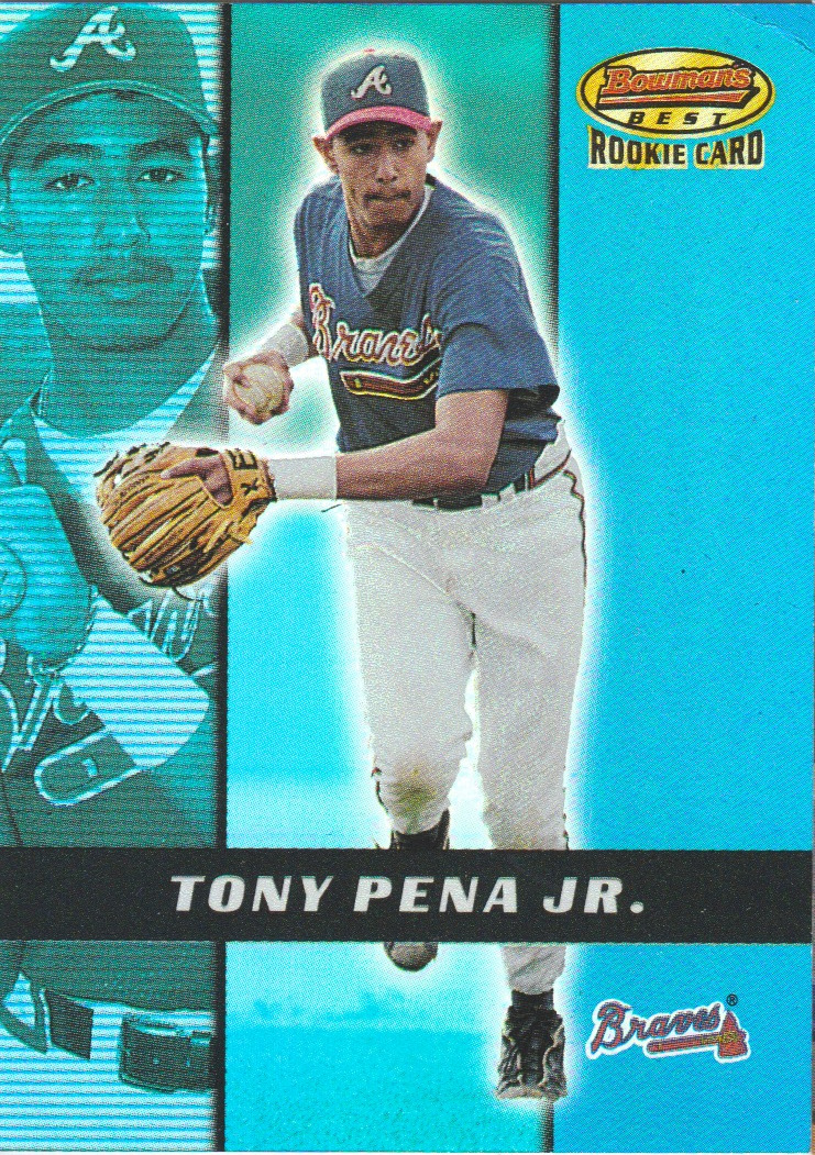 Tony Pena Jr 2000 Topps Bowman's Best rookie RC card 200 /2999