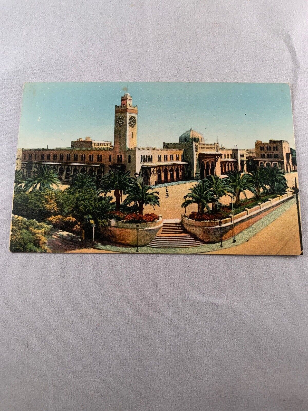 Vintage Oran Algeria Postcard Carte Postale CPA La Gate Du Chemin Du Fur