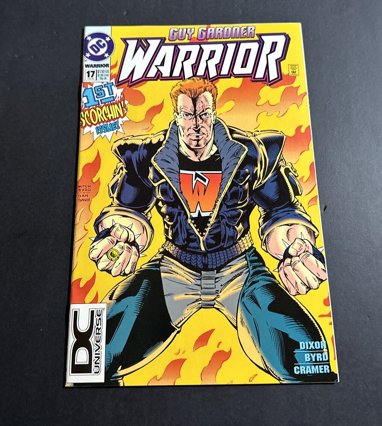 Guy Gardner Warrior #17 DC Comics DC Universe Logo Variant VF/Nm J-2