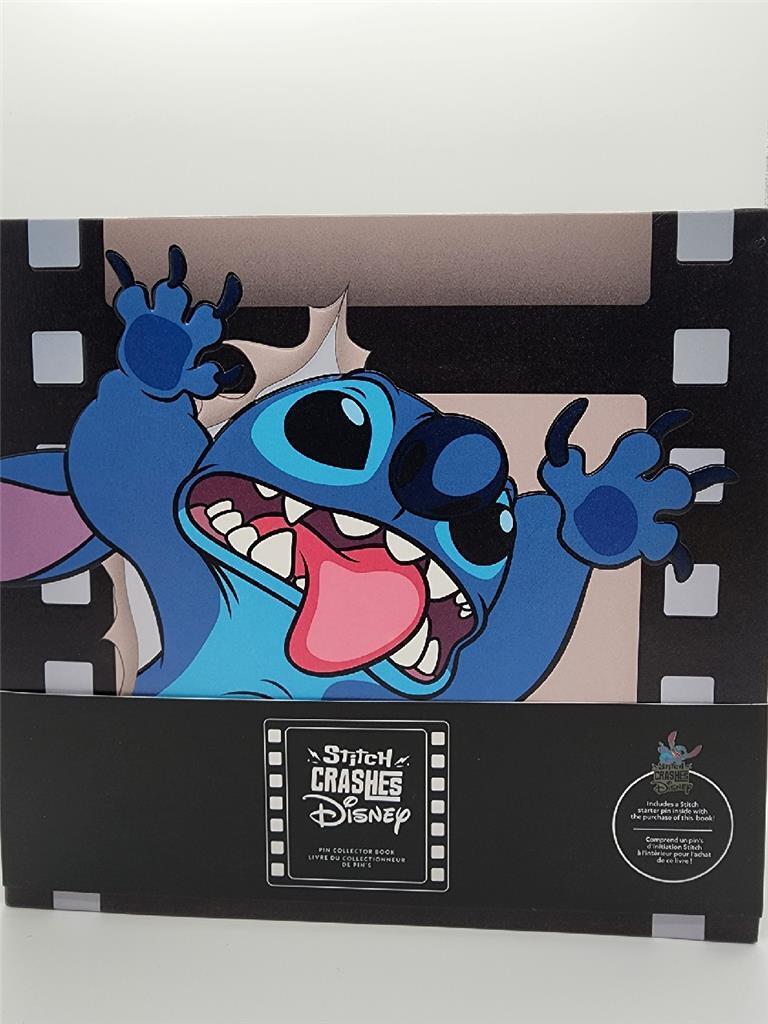 COMPLETE Stitch Crashes Series Set with Book and Starter Disney Pin 147023