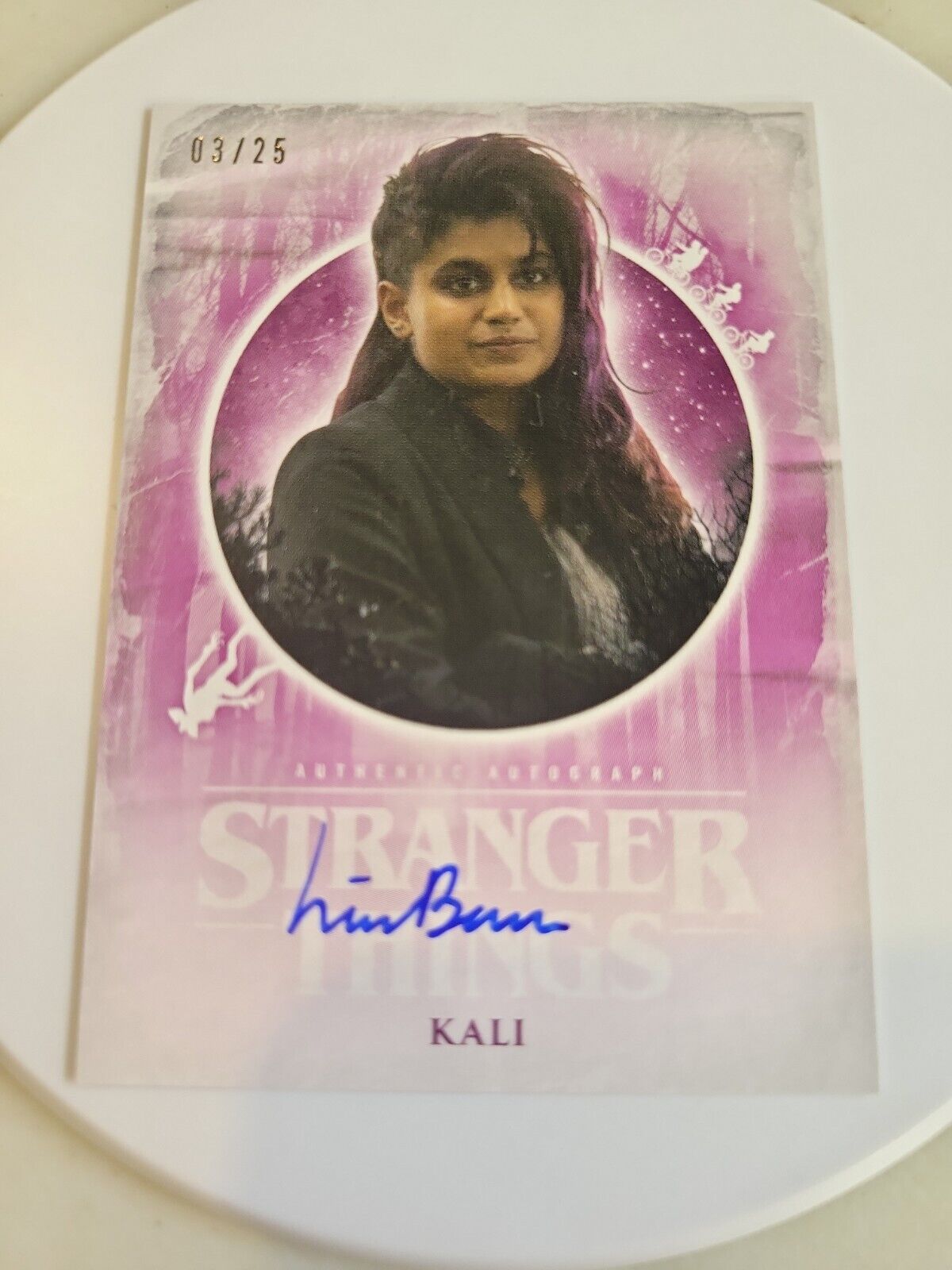 2019 Stranger Things 2 Autographs Purple #ALB Linnea Berthelsen as Kali SDC /25