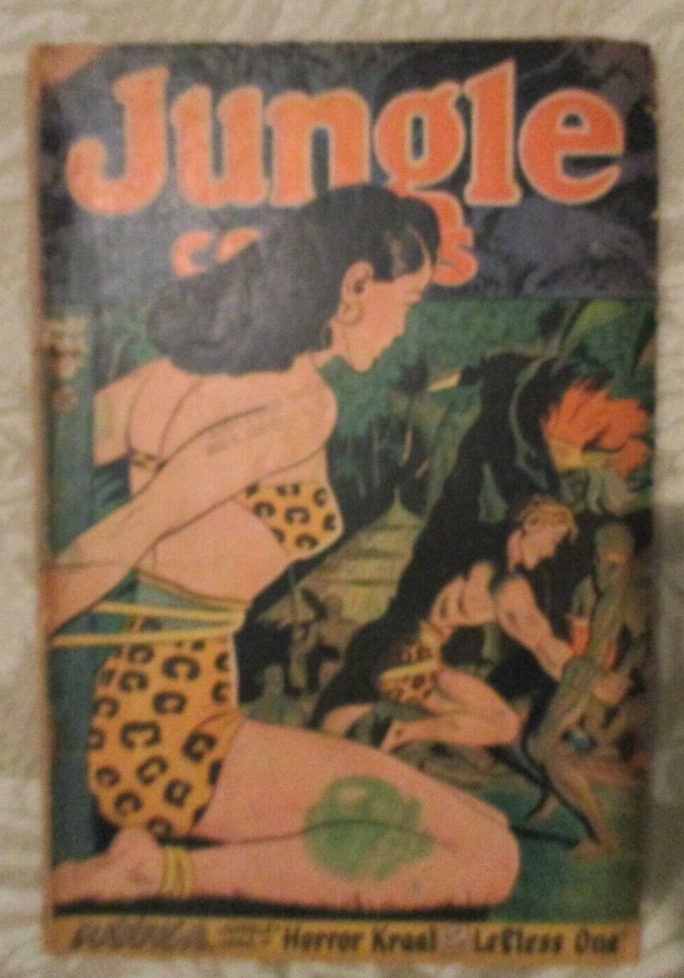 JUNGLE COMICS #87 - 1947 FICTION HOUSE - BONDAGE COVER, G, KAANGA, JOHN CELARDO