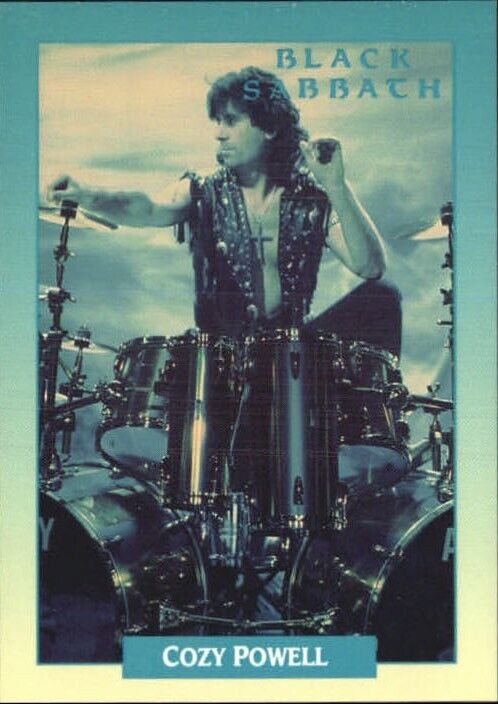 1991 Rock Cards #208 Cozy Powell