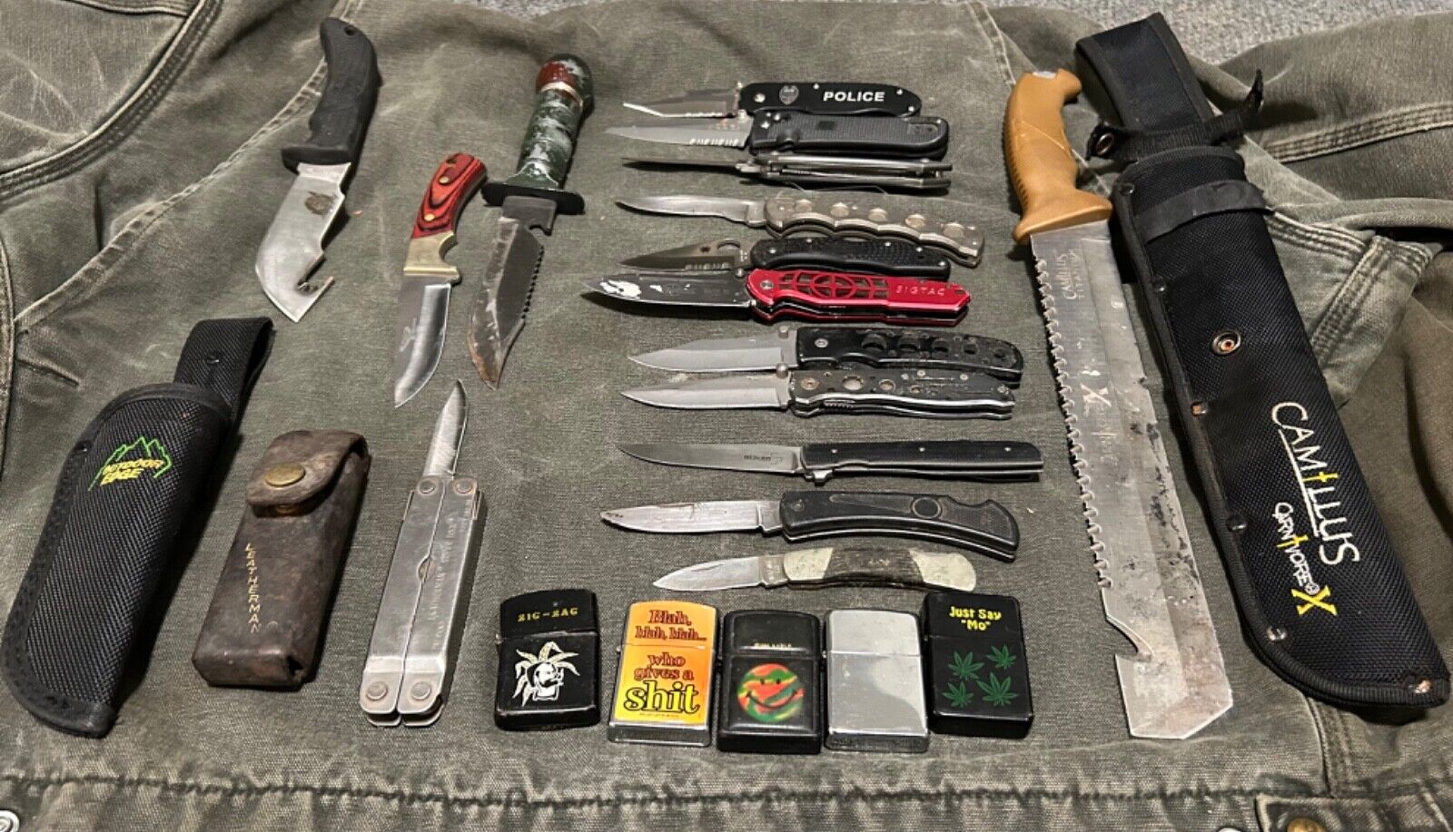 Lot of 16 Pocket knives/Multiple Brands/Vintage Collection 
