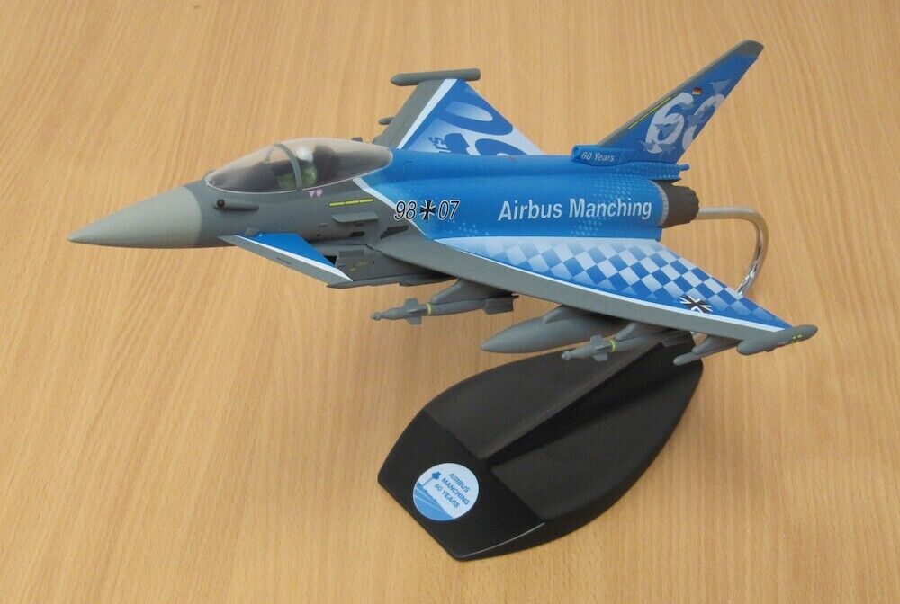 Lupa Luftwaffe Typhoon EF2000 Airbus Manching 60 Yrs Desk 1/48 Model AV Airplane