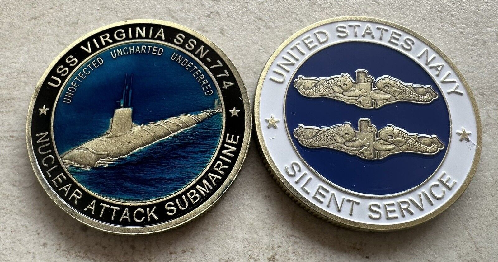 U S Navy USS VIRGINIA SSN 774 NUCLEAR ATTACK SUBMARINE Silent Service