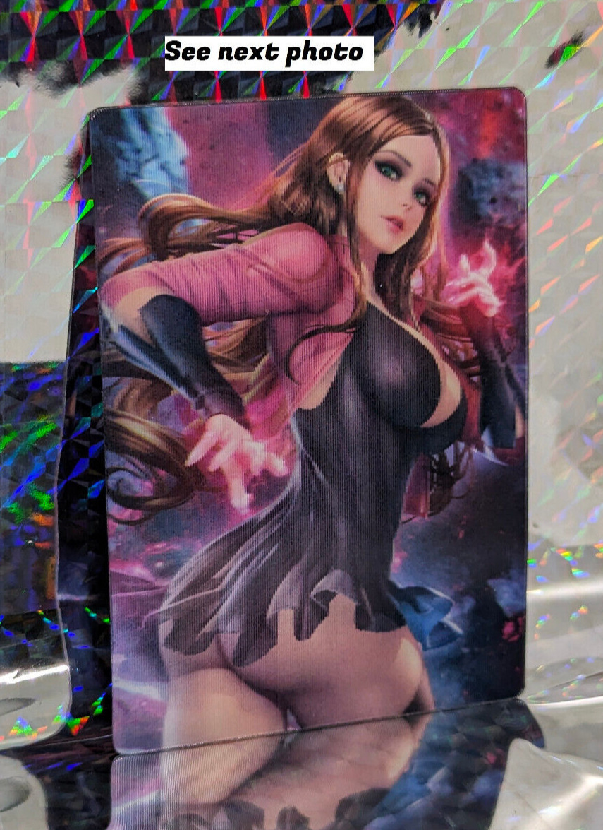 3D lenticular Sexy Anime Card  Lewds - NEW RELEASE - Scarlet Witch - Progression