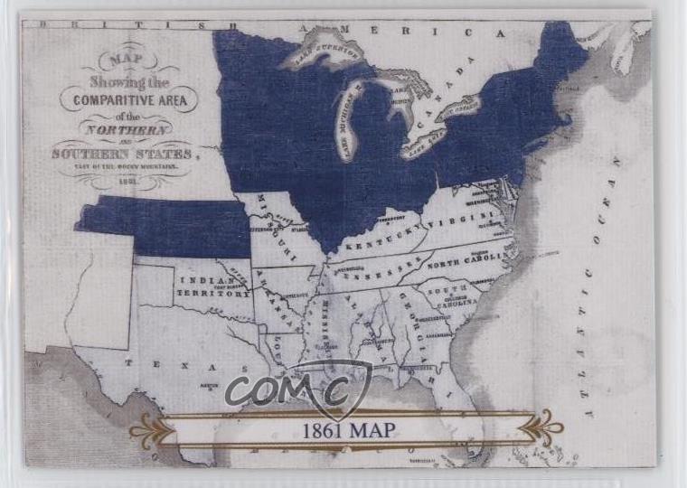 2015 Historic Auto Civil War 1861 Map #1 so4