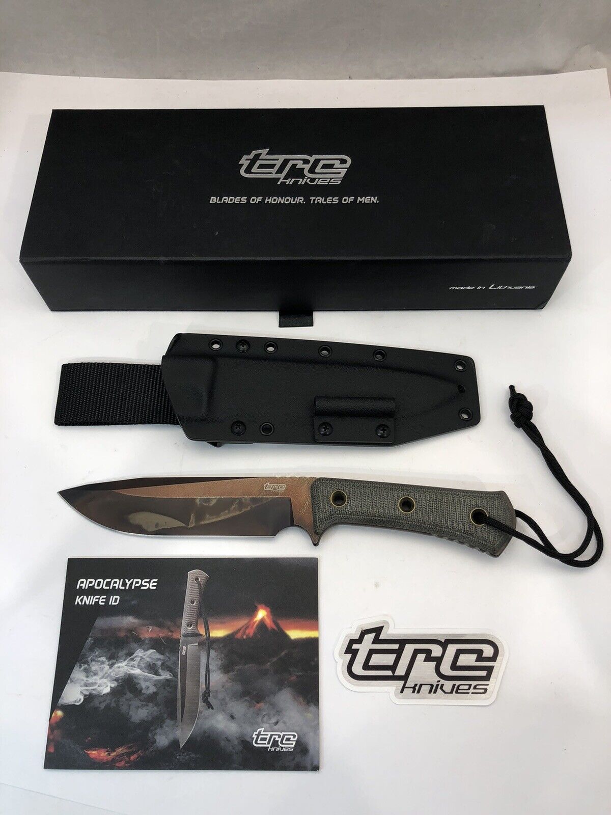 TRC Knives APOCALYPSE / APO.F/B.C. Micarta/ Elmax