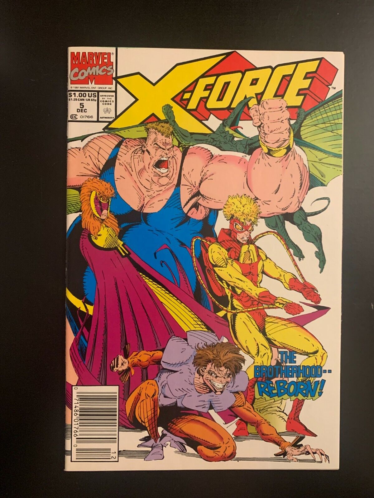 X-Force #5 - Dec 1991 - Vol.1 - Newsstand Edition - Minor Key - (1287)