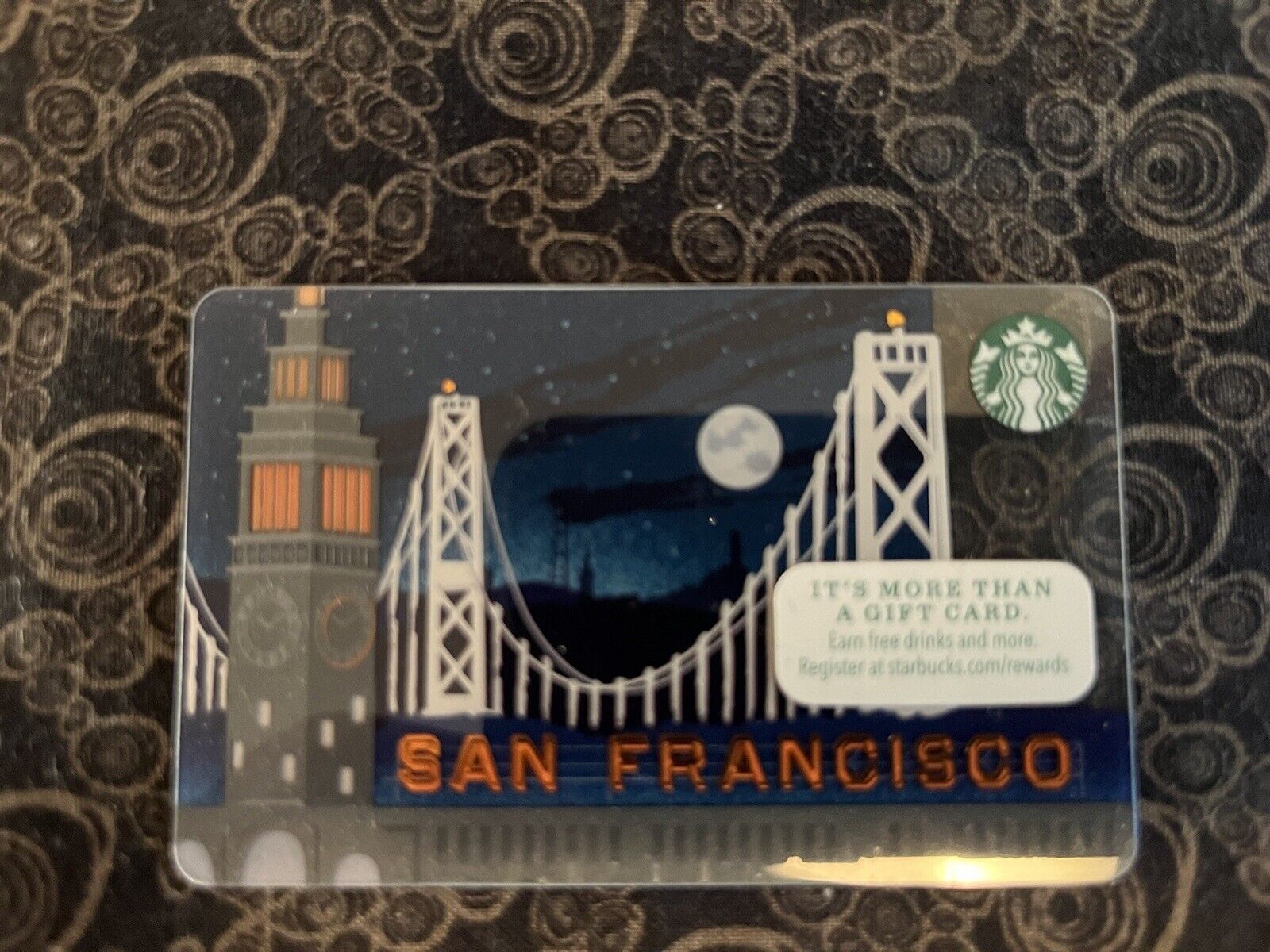 Starbucks 2014 San Francisco Golden Gate Bridge Gift Card