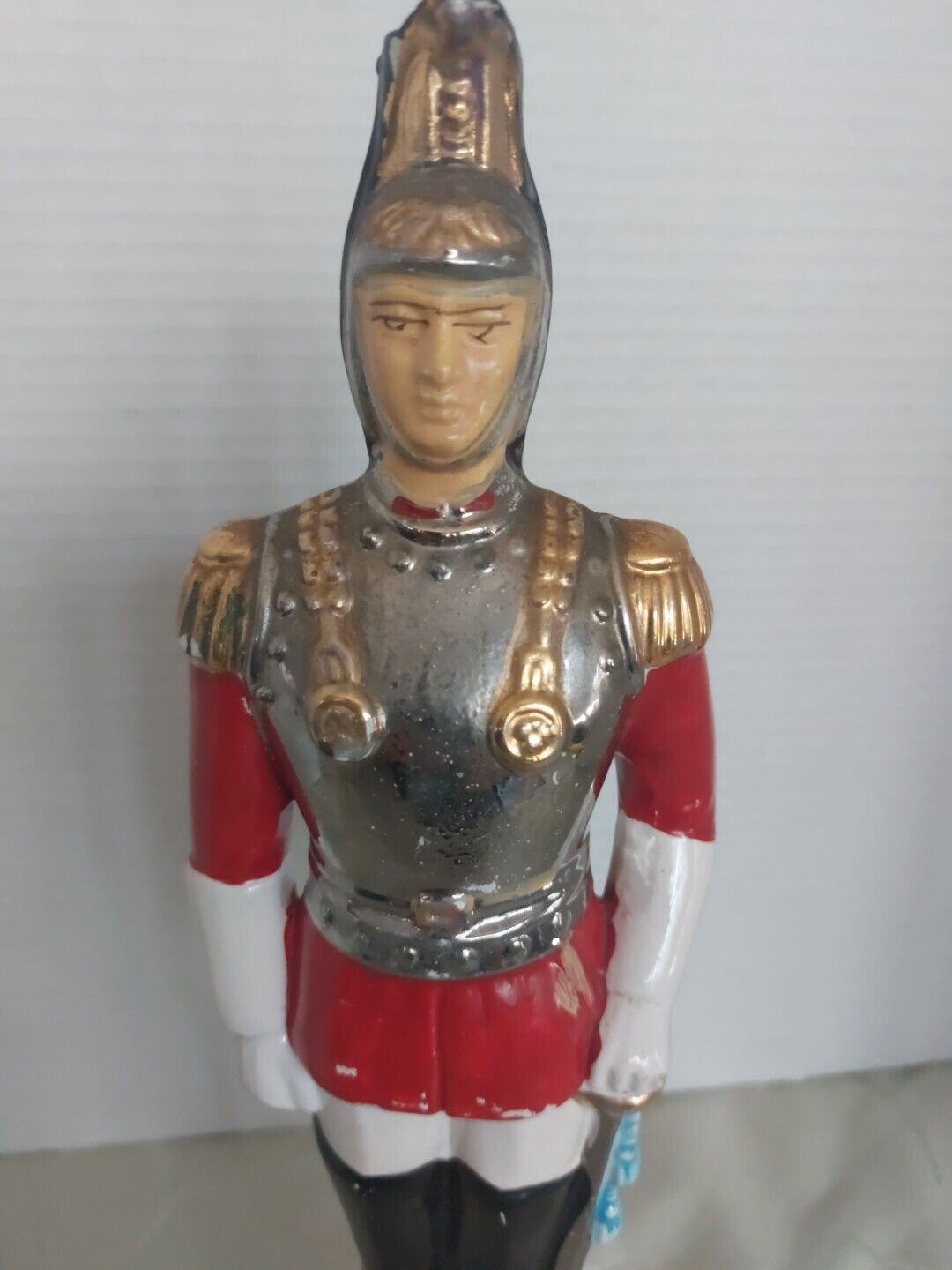 Vntage Sicilian Gold BOTTLE Italian Royal Guard Soldier Italy 1Ft.1\