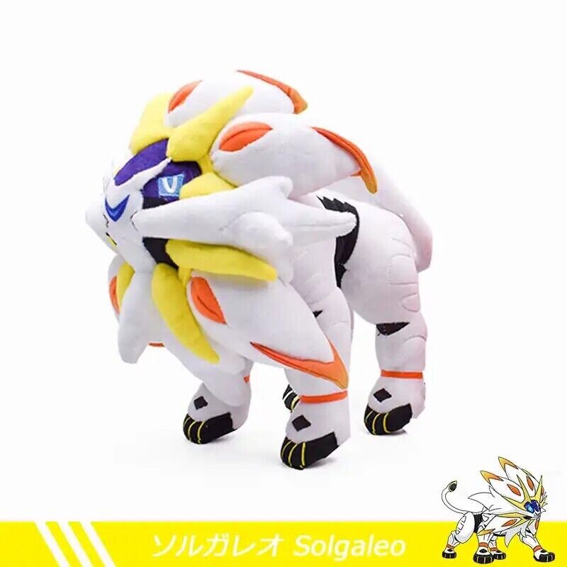 Brand new Pokemon Solgaleo Jumbo Size 10 Inch Long Plush Figure - U.S Seller