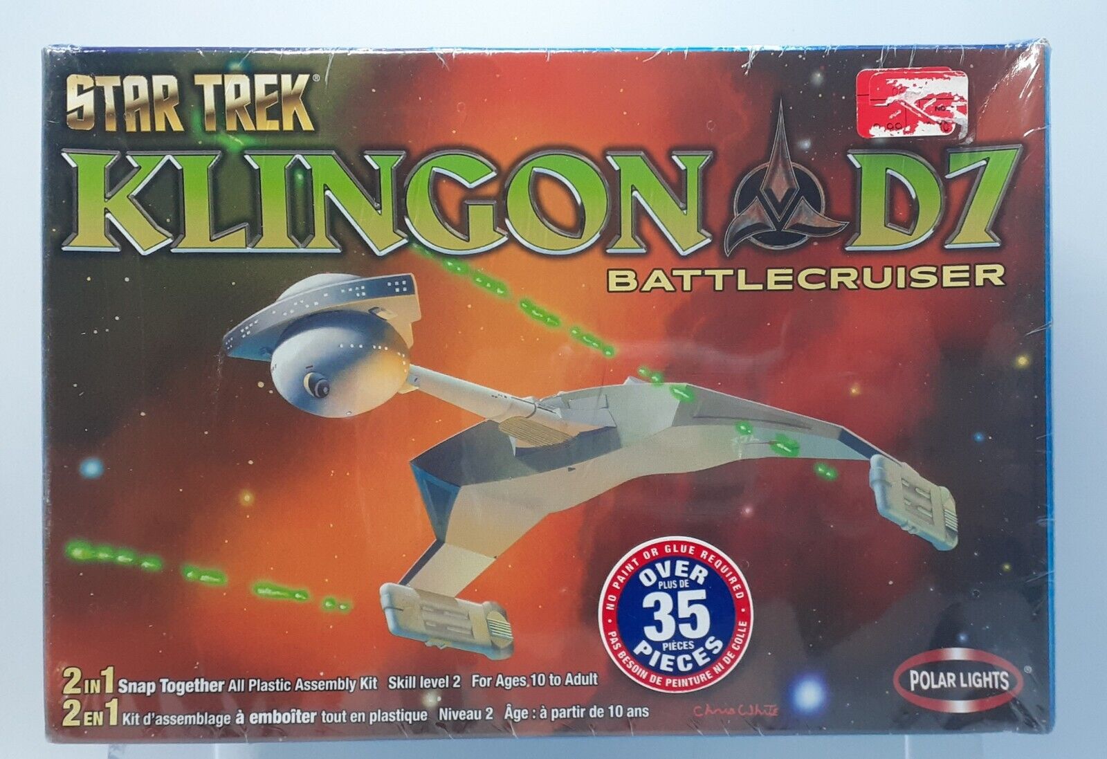 Star Trek Klingon D7 Battle Cruiser 1:1000 Polar Lights