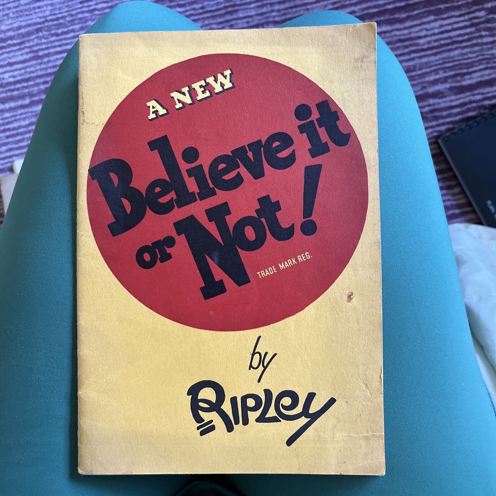Vintage Original Book: 1930's a New BELIEVE IT OR NOT by RIPLEY Good, 32pgs